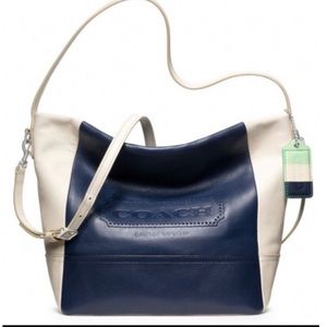 BNWT Coach Legacy colorblock leather shoulder bag